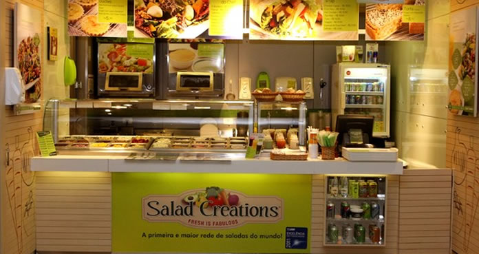 Franquia de alimentação saudável Salad Creations